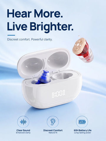 Fittales CIC Invisible Hearing Aids with Smart Noise Reduction