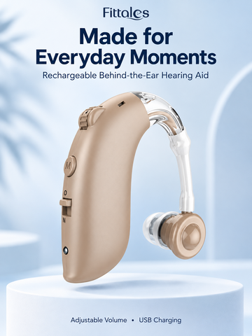 Fittales Rechargeable Behind-the-Ear Hearing Aids